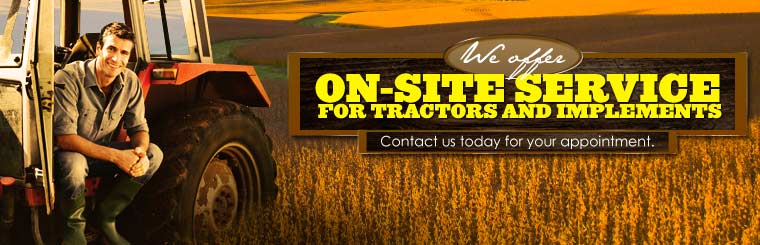 On-Site Service for Tractors and Implements